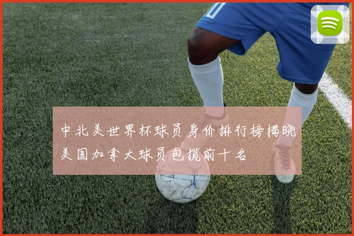 中北美世界杯球员身价排行榜揭晓美国加拿大球员包揽前十名